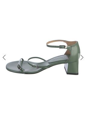 Dear Frances Green Strappy Block Heel Sandal - Women's